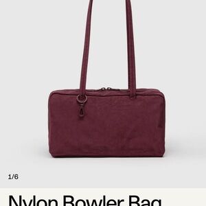 NWOT Baggu bowler bag mahogany
